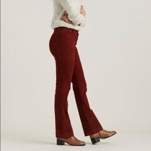 Lucky Brand mid rise Ava boot corduroy jean